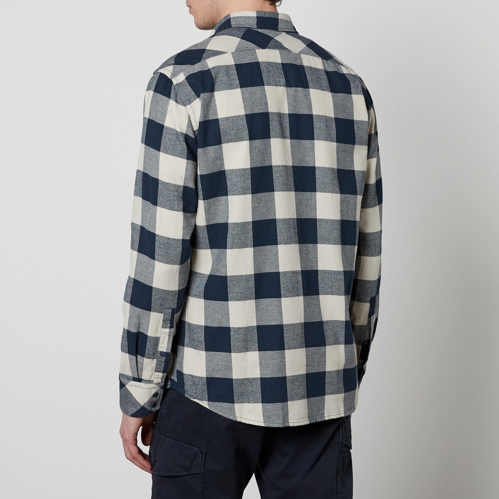 Hugo Boss Riou Checked Brushed Cotton Shirt - S